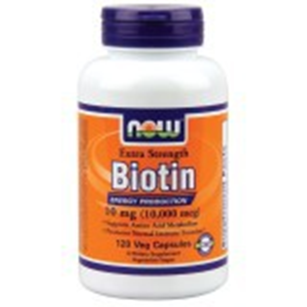 Picture of Now Biotin- 60 Cap. ( 5000 MCG)