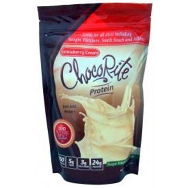 Picture of Chocorite Protein Shake (1lb)- Strawberry and Cream