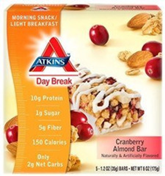 Picture of Atkins Day Break - Cranberry Almond Bar