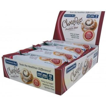 Picture of Chocorite Protein Bar ( 64g) - Cinnamon Bun Box of 12 Bars