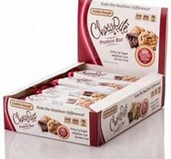 Picture of Chocorite Protein Bar ( 64g) - Cookie Dough Box of 12 Bars