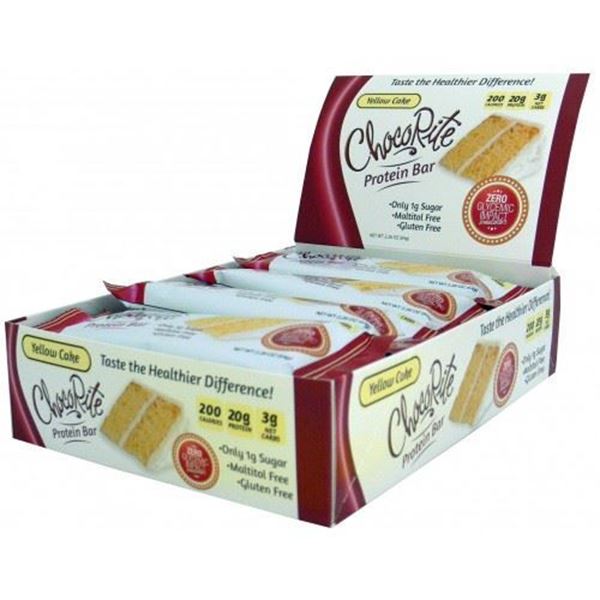 Picture of Chocorite Protein Bar ( 64g) - Yellow cake Box of 12 Bars