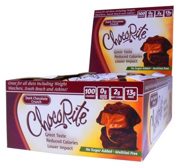 Picture of Chocorite Bar - Dark Chocolate Crunch Box of 16 Bars