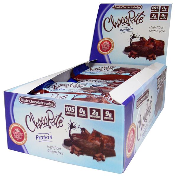 Picture of Chocorite Protein Bar ( 34g)- Triple Chocolate Fudge  Box of 16 Bars