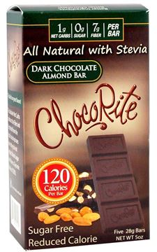 Picture of Chocorite Bar (Five 28g ) - Dark Chocolate Almond