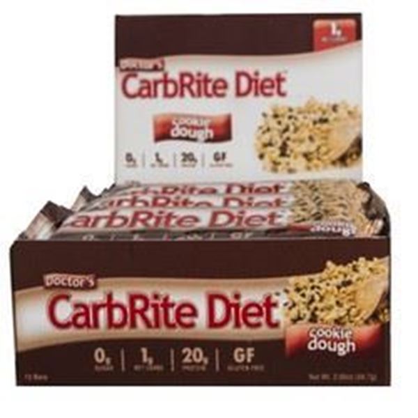 Picture of Doctor's CarbRite Diet - Cookie Dough Box of 12 Bars