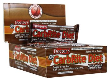 Picture of Doctor's CarbRite Diet - Chocolate Caramel Nut Box of 12 Bars