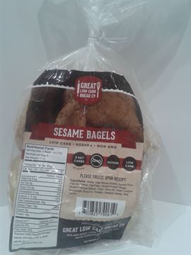 Picture of Great Low Carb Bagel - Seasame