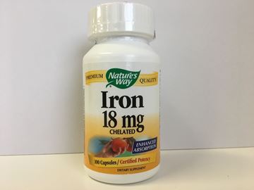 Picture of Nature's Way Iron 18 mg