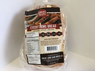 Picture of Great low Carb Bread - Everything Thin slice