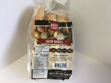 Picture of Great Low Carb Bagel - Onion