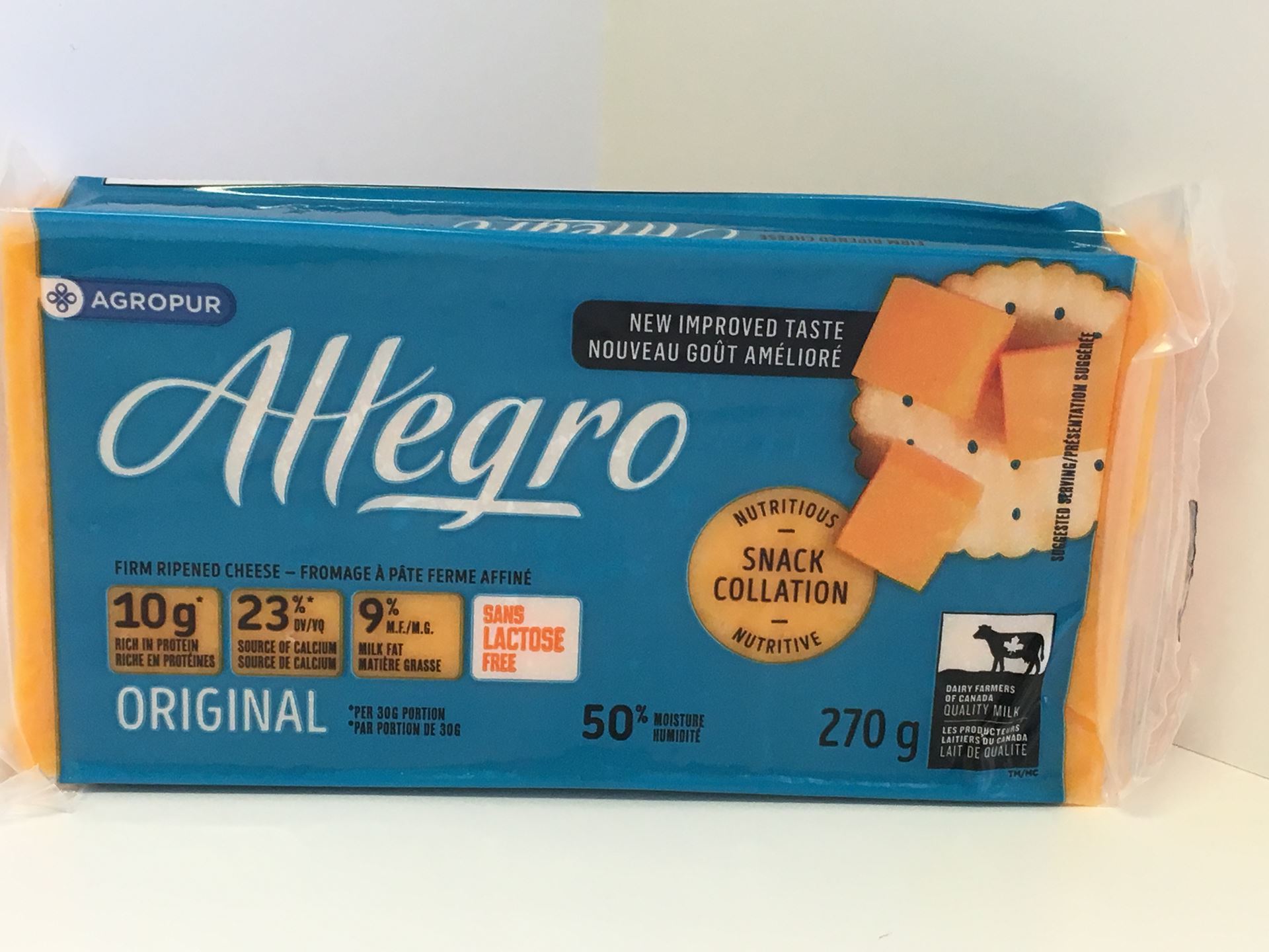 Allegro cheese - Coloured ( 270g ) 9 % M.F.