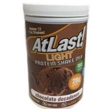 Picture of AtLast light Protein Shake mix - Chocolate Decadence