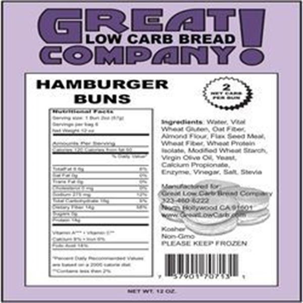 Picture of Great Low Carb Hamburger Buns