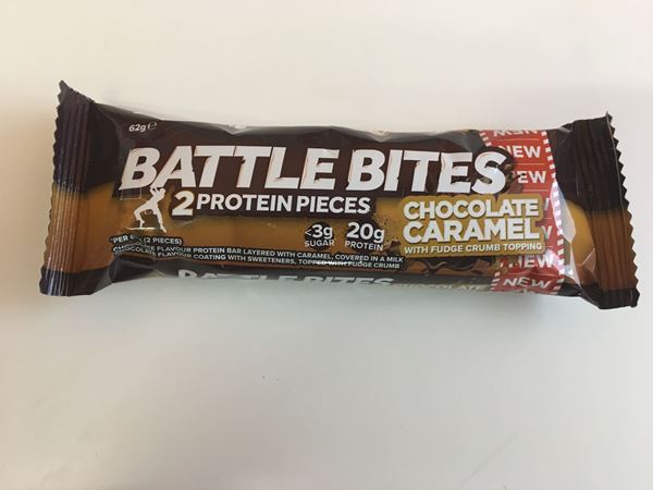 Picture of Battle Bites Protein Bar : Chocolate Caramel