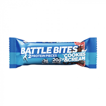 Picture of Battle Bites Protein Bar : Cookies & Cream