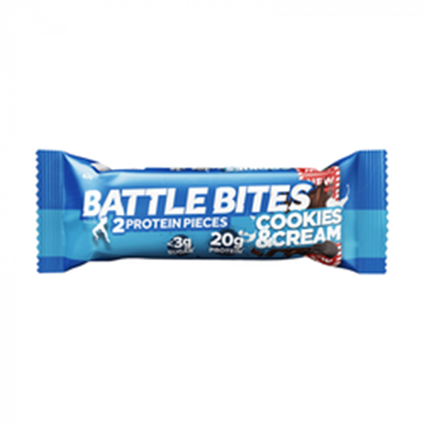Picture of Battle Bites Protein Bar : Cookies & Cream
