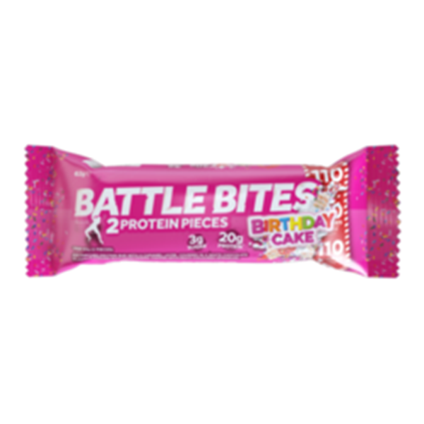 Picture of Battle Bites Protein Bar :  Birthday Cake
