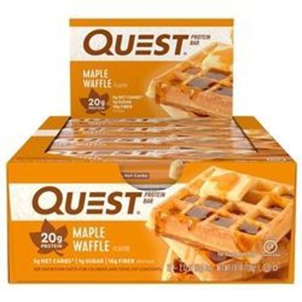 Picture of Quest Bar : Maple Waffle Box Of (12)