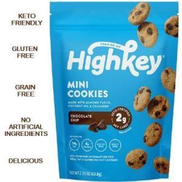 Picture of High Key Low Carb Mini Cookies Chocolate Chips 56.6g