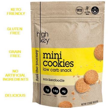 Picture of High Key Low Carb Mini Cookies Snickerdoodle 56.6g