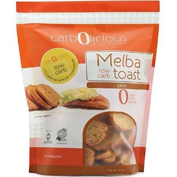 Picture of Carbolicious Melba Low Carb Toast Plain 4oz