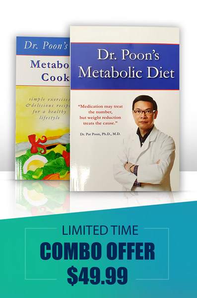 Picture of Dr. Poon's Metabolic Diet + Cook Book - New Edition (Combo)