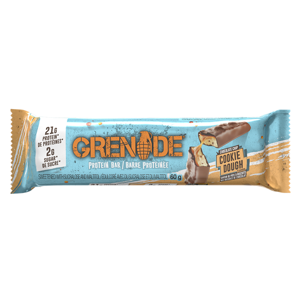 Picture of Grenade Bar Chocolate Chip Cookie Dough - Single Protein Bar