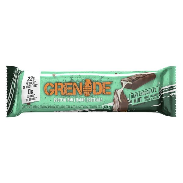 Picture of Grenade Bar Dark Chocolate Mint Bar - Single Protein Bar