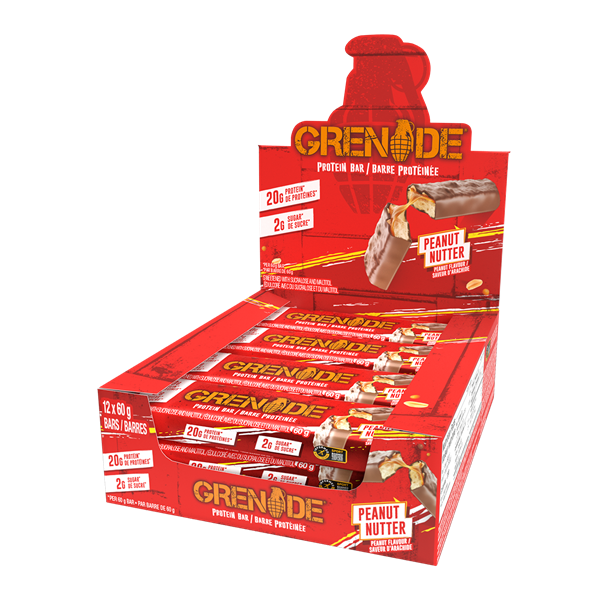 Picture of Grenade Bar Peanut Nutter - Box of 12 Protein Bars