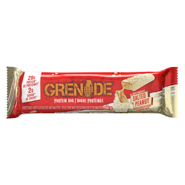 Picture of Grenade Bar White Chocolate Salted Peanut - Single Protein Bar