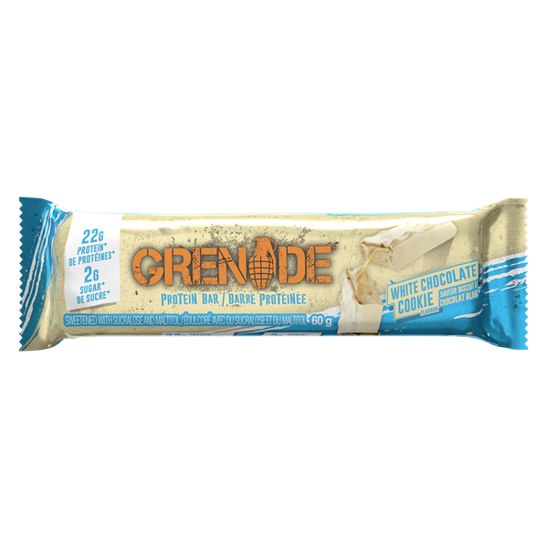 Picture of Grenade Bar White Chocolate Cookie Bar - Single Protein Bar