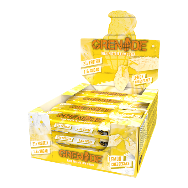 Picture of Grenade Bar Lemon CheeseCake - Box of 12 Protein Bar