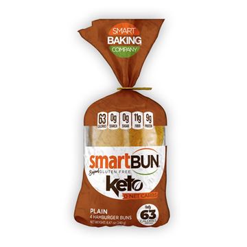 Show details for Smart Bun - Plain  Pack of 4 Picture of Smart Bun - Plain  Pack of 4