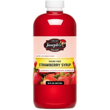 Show details for Joseph's Maple Flavored Sugar Free  Strawberry Syrup(355 ML) Picture of Joseph's Maple Flavored Sugar Free  Strawberry Syrup(355 ML)